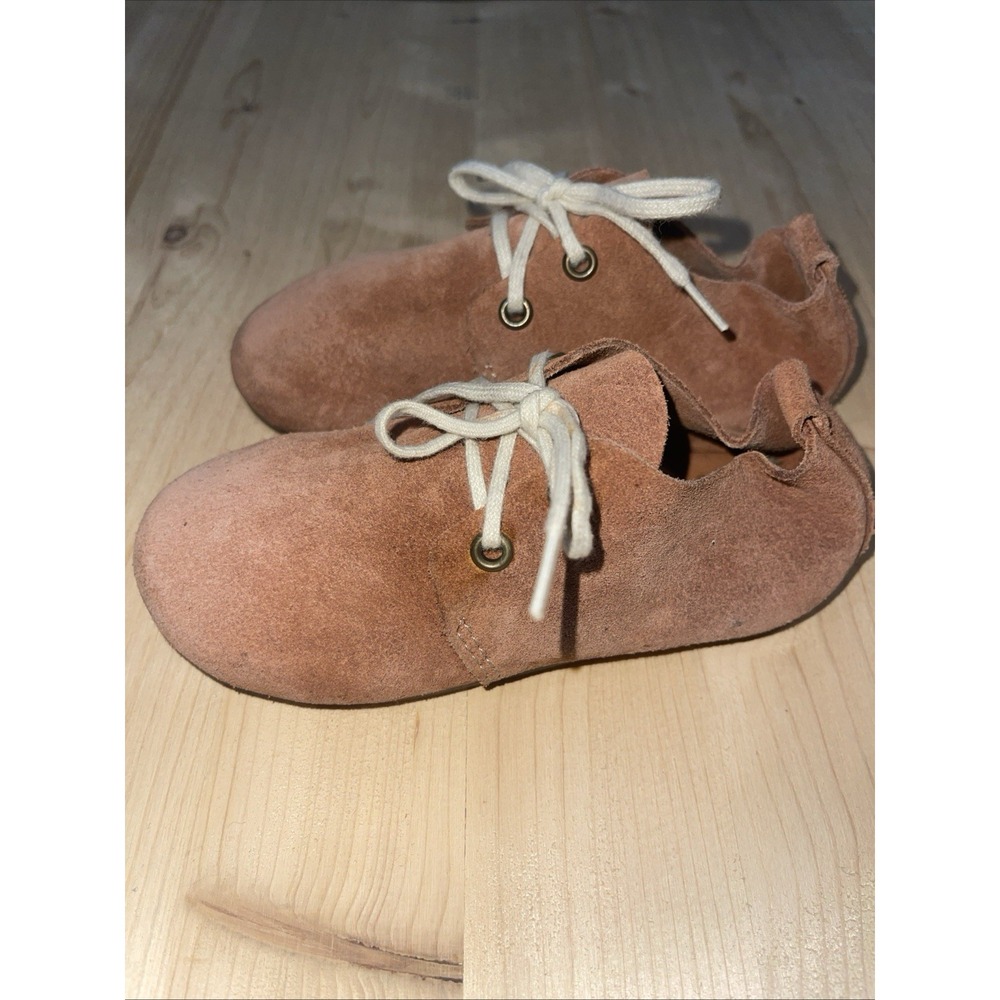 ZUZII Shoes Unisex Toddler Dark Rose Suede Minimal size 7 Toddler